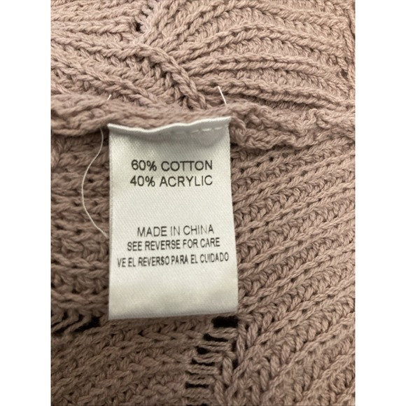 Sweet Lovely by Jen Women's Mauve Oversize Long Sleeve Sweater - SZ M/ - Picture 9 of 11